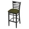 Holland Bar Stool Co 30" Bar Stool, Black Finish, Graph Parrot Seat 314030Blk015 - alternate 1